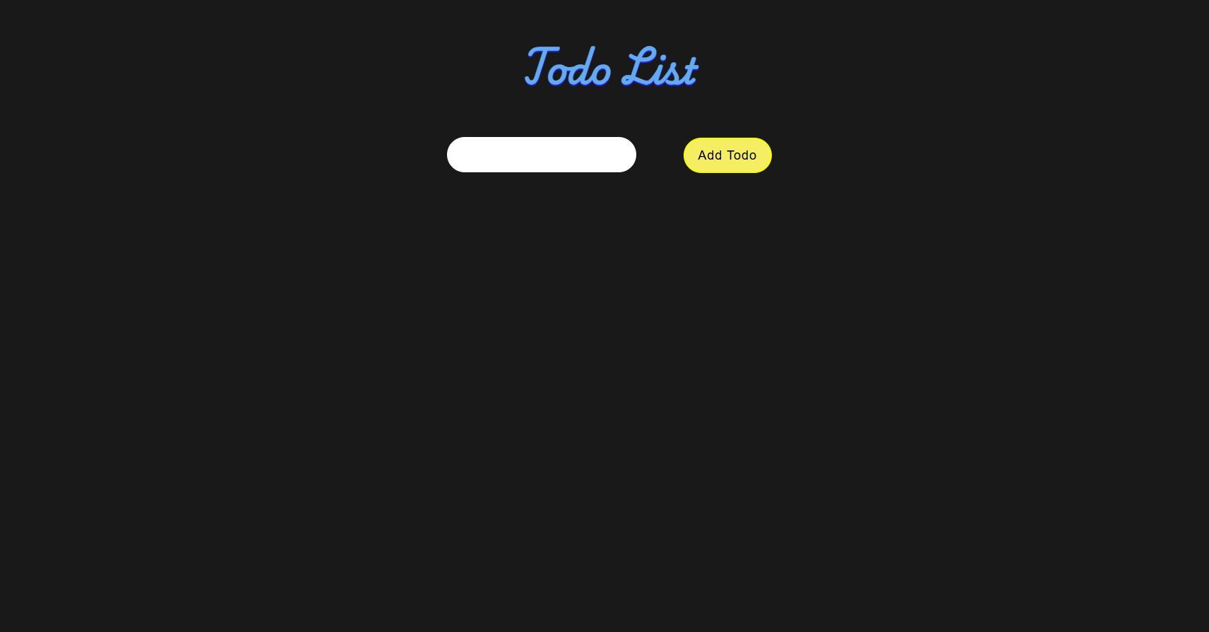 todolist application